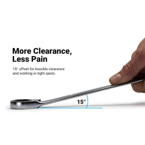 Capri Tools SAE 120-Tooth Ultra-Smooth Extra-Long Reversible
