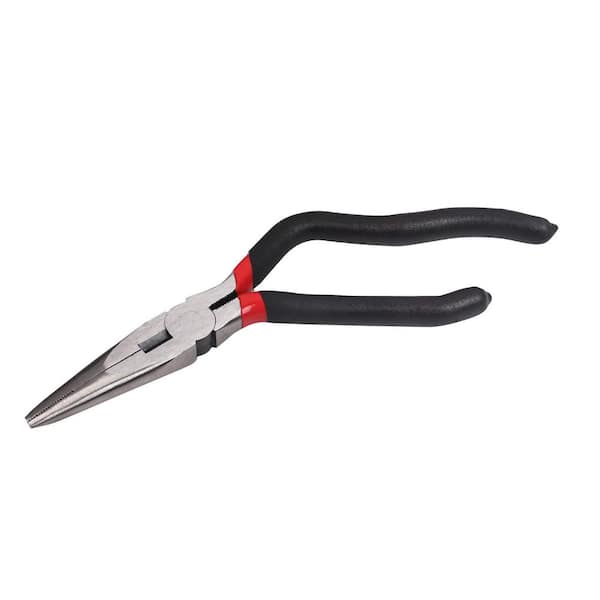 8 in. PISTOL GRIP LONG NOSE PLIERS