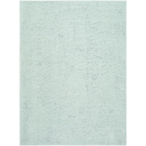 Quebec Seafoam FILL IN LATER 7 ft. x 9 ft. Machine-Washable Indoor Area Rug