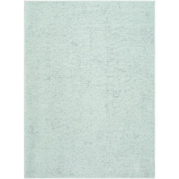 Quebec Seafoam FILL IN LATER 8 ft. x 10 ft. Machine-Washable Indoor Area Rug