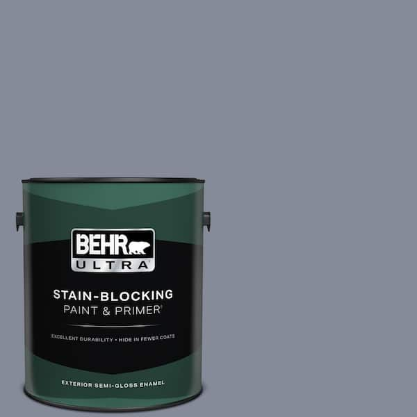 BEHR ULTRA 1 gal. #PPU15-08 River Tour Semi-Gloss Enamel Exterior Paint & Primer