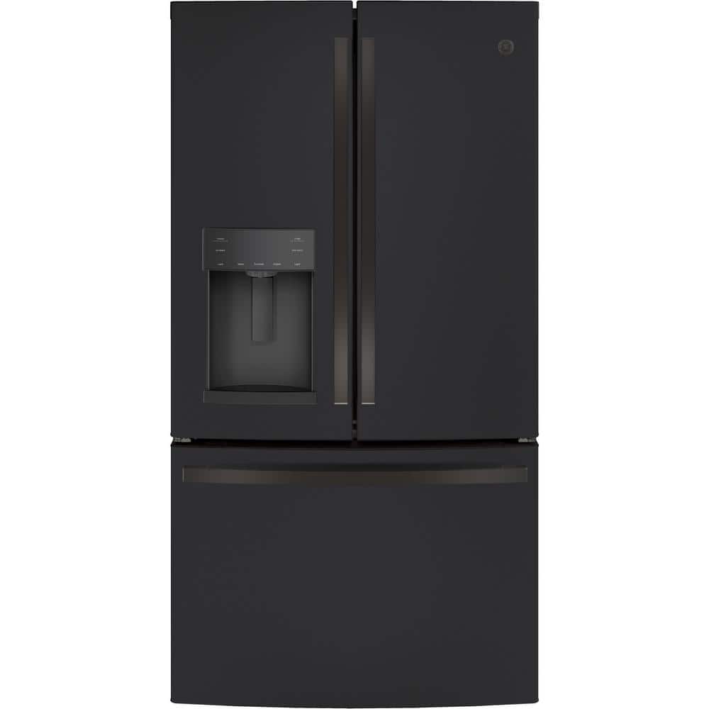 27.8 cu. ft. French Door Refrigerator in Black Slate, Fingerprint Resistant and ENERGY STAR, Fingerprint Resistant Black Slate