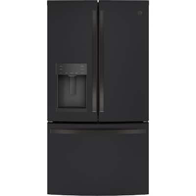 27.8 cu. ft. French Door Refrigerator in Black Slate, Fingerprint Resistant and ENERGY STAR