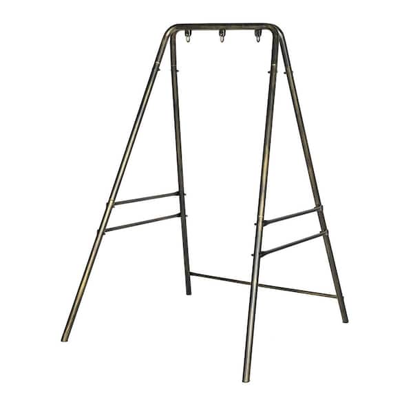 5.9 ft. Hammock Chair Stand Metal Swing Stand Frame, Heavy Duty Hammock Stand for Porch, Garden, Antique Bronze Finish