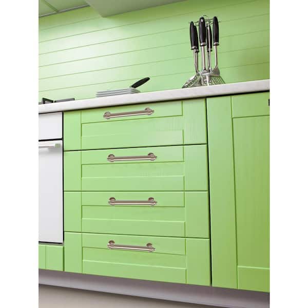 8 in. Center-to-Center Door Pull with Twisted Aents in Oil Rubbed Bronze