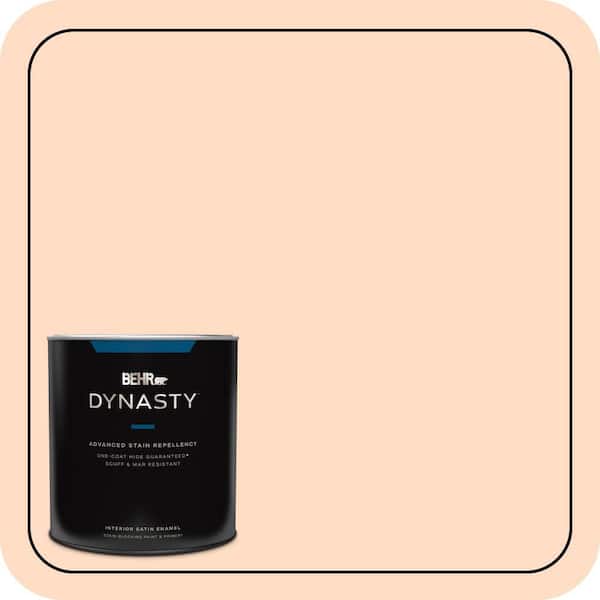 BEHR DYNASTY 1 qt. #260C-2 Salmon Creek Satin Enamel Interior Stain-Blocking Paint and Primer