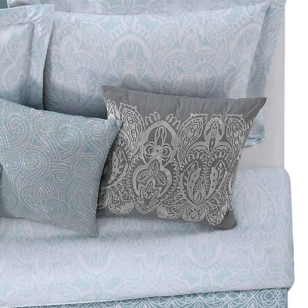 Christian Siriano Ombre Lace Blue 18 in. Square Pillow