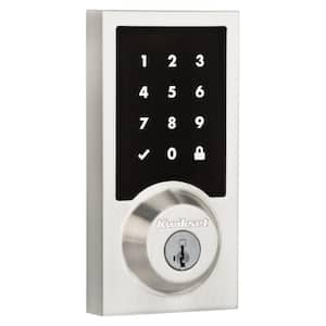 SmartCode 915 Touchscreen Contemporary Satin Nickel Single Cylinder Electronic Deadbolt Featuring SmartKey Security