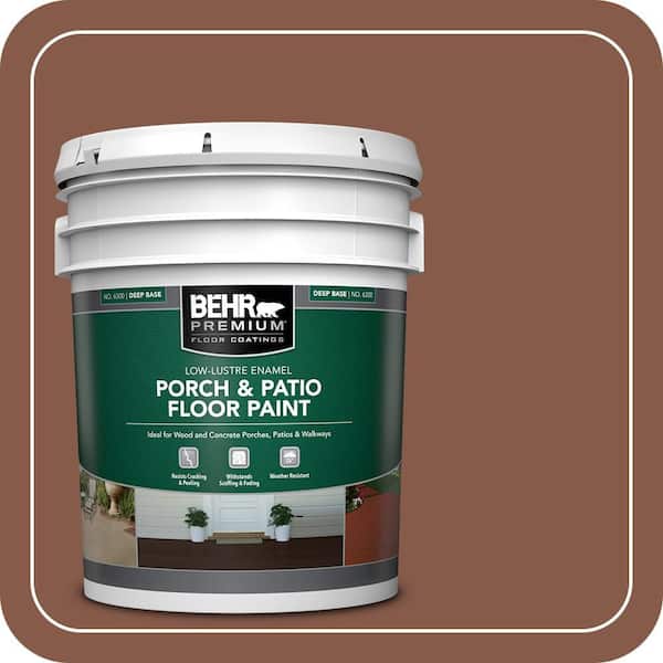 5 gal. #MS-05 Madera Low-Lustre Enamel Interior/Exterior Porch and Patio Floor Paint