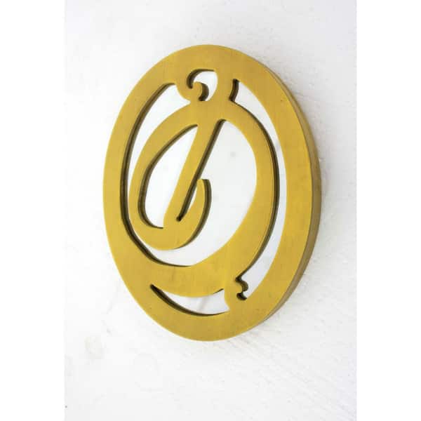 HomeRoots 8 in. x 10 in. Yellow Wood Wall Art 1-Piece