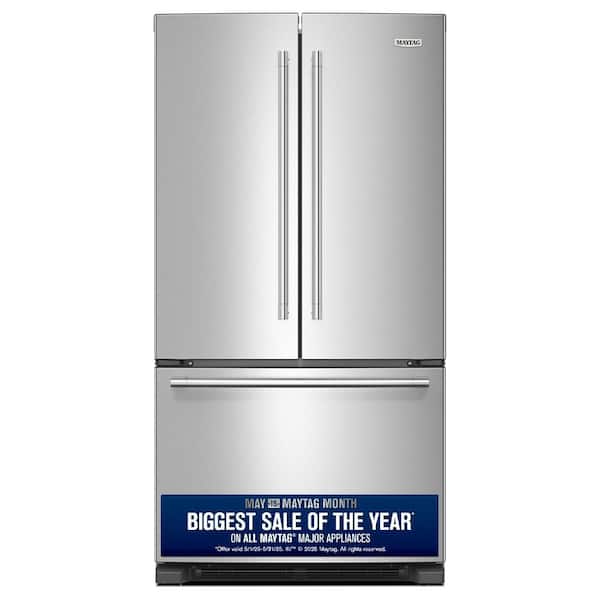 25 cu. ft. Standard Depth French Door Refrigerator in Fingerprint Resistant Stainless Steel