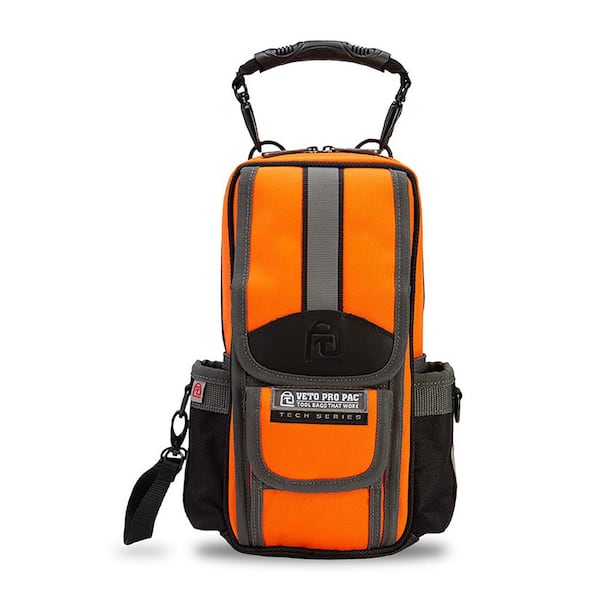 VETO PRO PAC 8in Small Hi-Viz Orange Nylon Tool Pouch Meter Bag