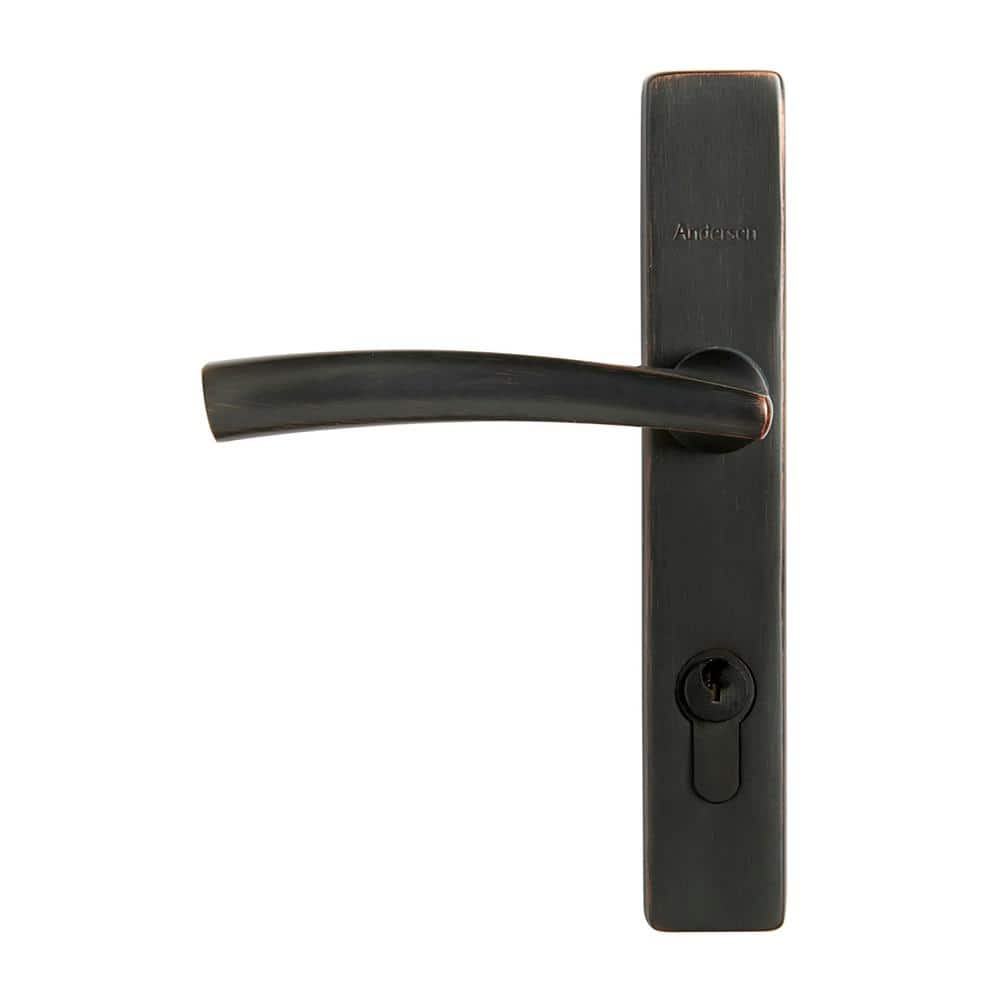 3000 and 4000 Series Venetian Bronze Modern Storm Door Handle Set