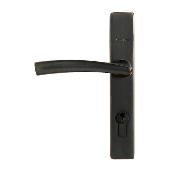 3000 and 4000 Series Venetian Bronze Modern Storm Door Handle Set