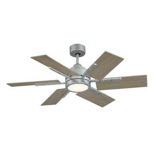 Farmhouse II 44 in. 1-Light Ceiling Fan in Galvanized