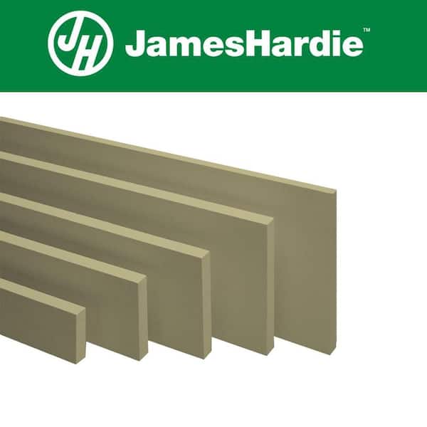 Hardie Trim HZ10 1 in. x 7.25 in. x 12 ft. Primed Smooth Fiber Cement Trim Board