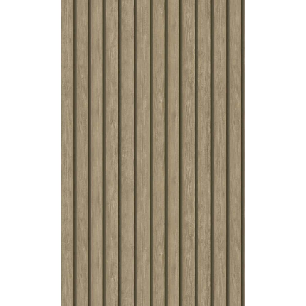 Wooden Slats Natural Removable Wallpaper