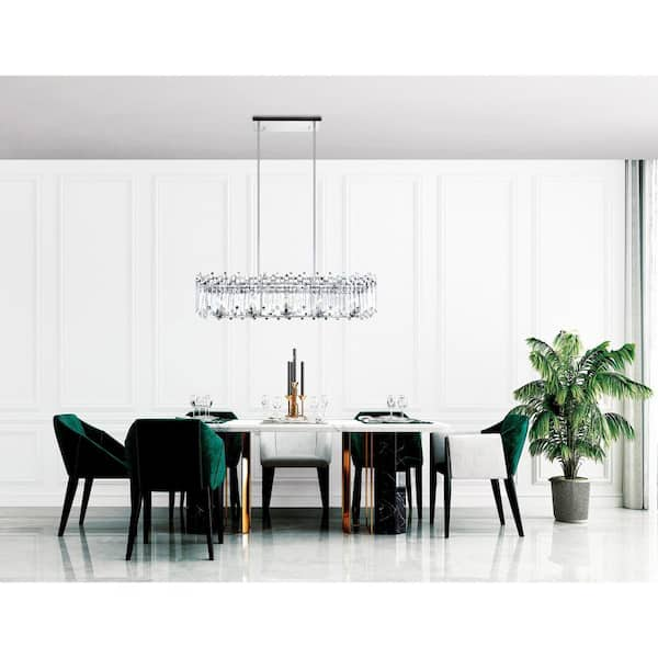 CWI Lighting Henrietta 10 Light Chandelier With Chrome Finish