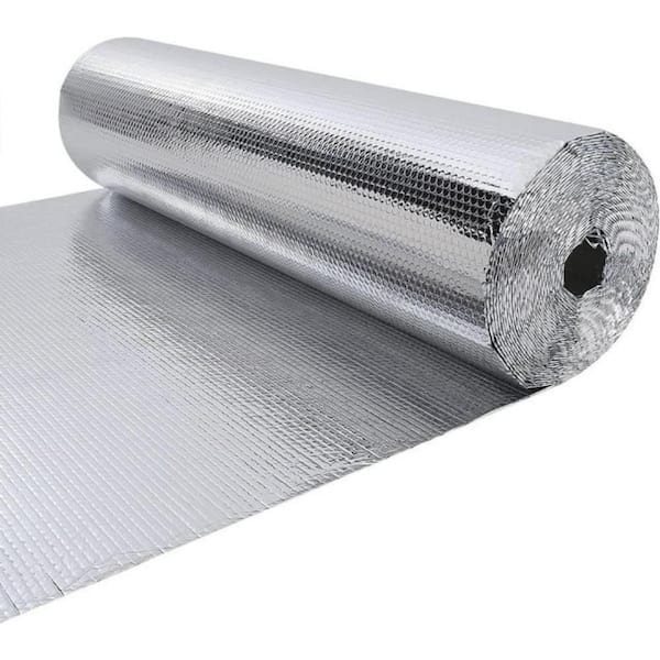 3 mm 16 in. x 10 ft. Reflective Insulation Roll, Foam Core Radiant Barrier, Thermal Insulation Shield-Engineered Foil