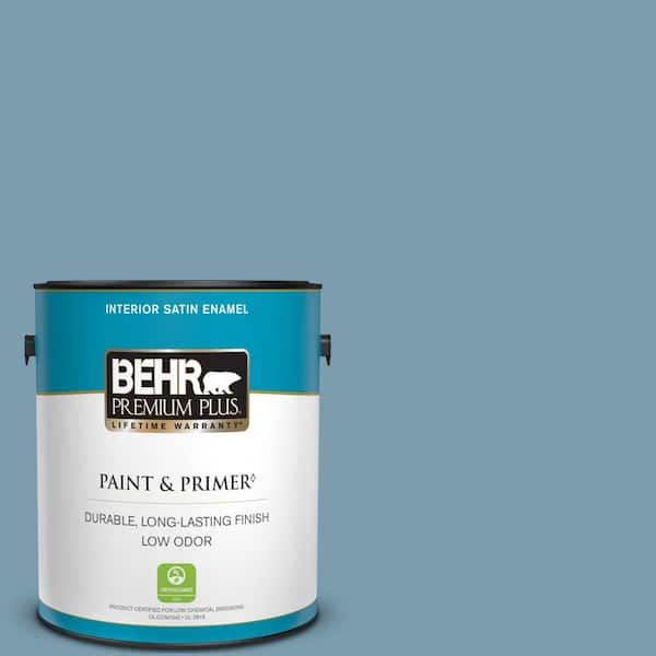 BEHR PREMIUM 1 gal. Black Semi-Gloss Direct to Metal Interior/Exterior  Paint 322001 - The Home Depot