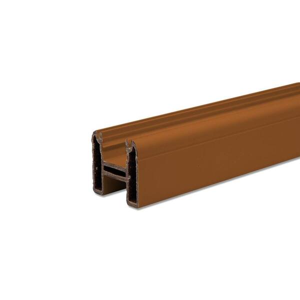 Trex Transcend 67.5 in. Tree House Composite Universal Top or Bottom Rail - Brown