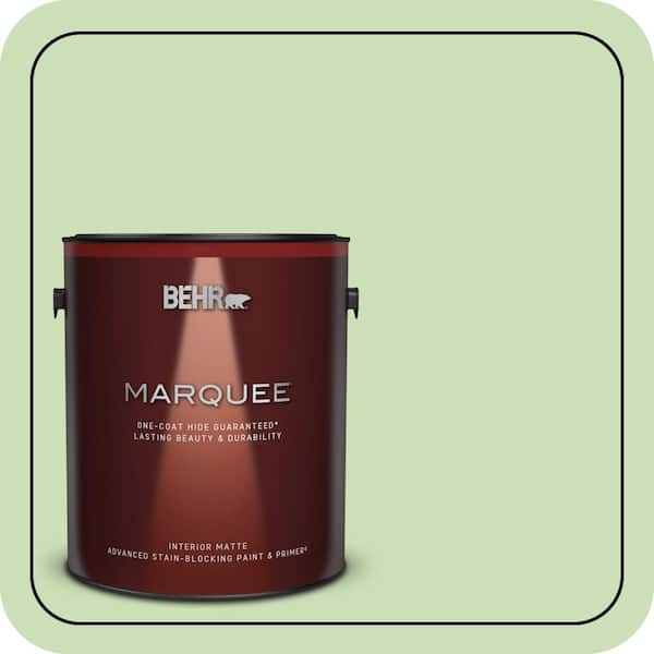 BEHR MARQUEE 1 gal. #430C-3 Peridot Matte Interior Paint & Primer