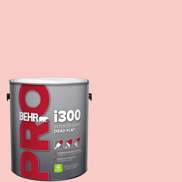 BEHR PRO 1 gal. #160C-2 Flush Pink Dead Flat Interior Paint