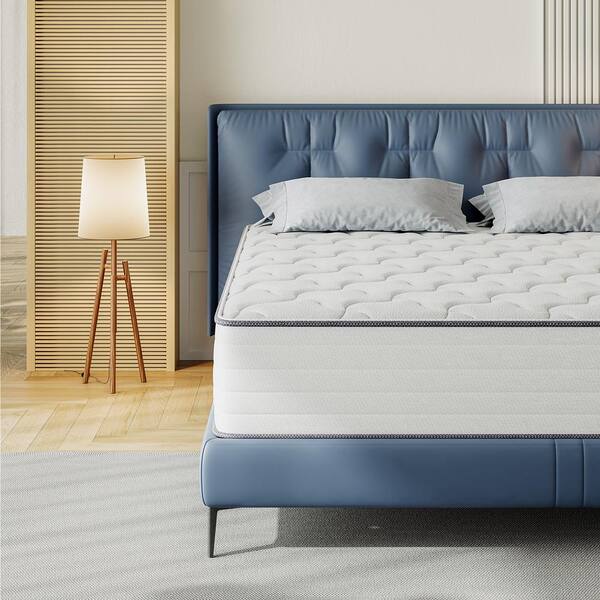 LIBORIA Innerspring Full Medium Cooling Memory Foam 12 in. Bed in a Box Mattress RMJW10 12F The Home Depot