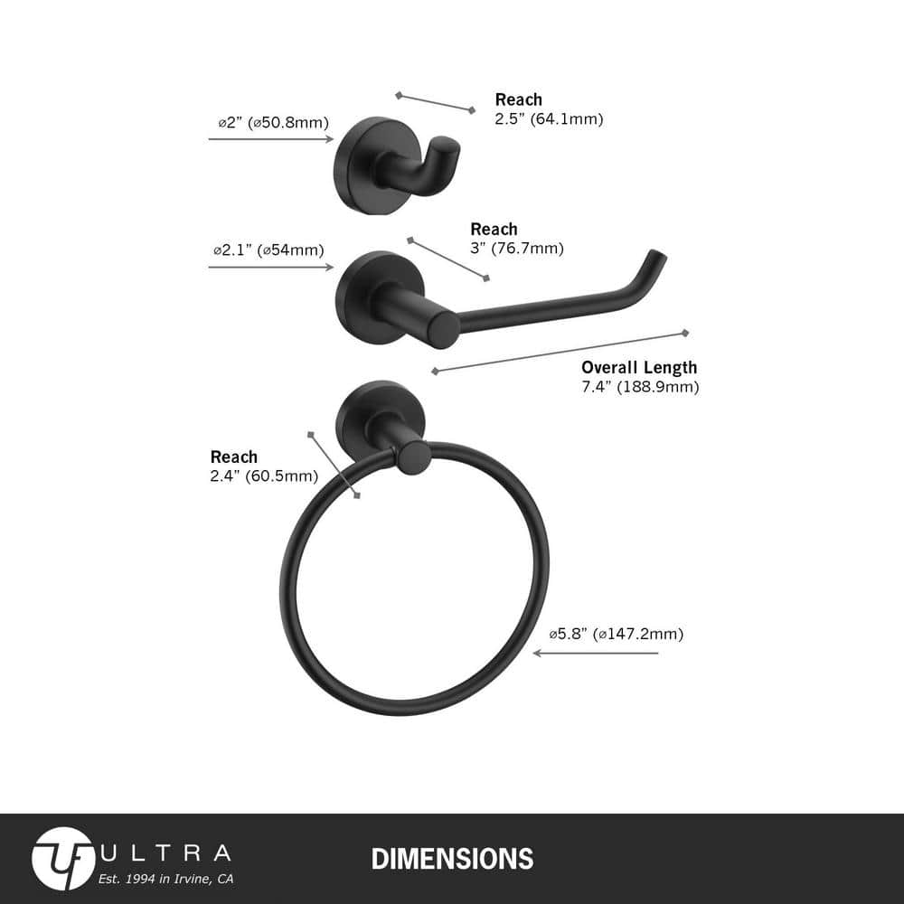 Polished Chrome Brass Wall Mounted J-Hook Robe Hook
