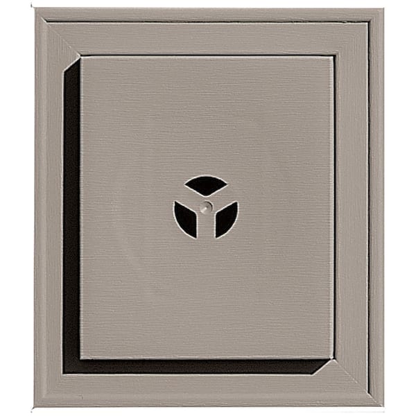 Builders Edge 7 in. x 8 in. #008 Clay Square Universal Mounting Block
