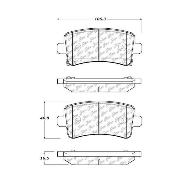 Centric Parts Disc Brake Pad Set