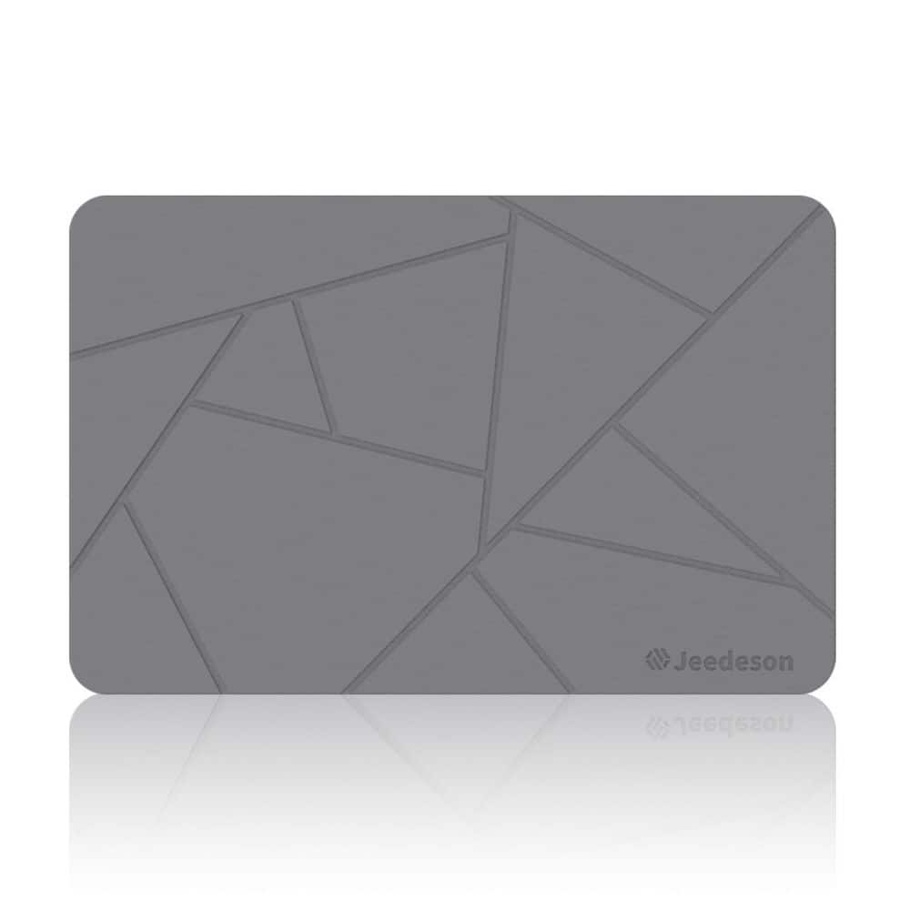 15.35 in. x 23.62 in. Stone Bath Mat Diatomaceous Earth Shower Mat Super Absorbent Easy to Clean for Bathroom, Dark Gray price history on PriceWatchPro