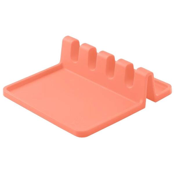 Silicone Utensil Rest Drip Pad Heat Resistant Spoon Holder Multiple Utensils Kitchen Spoon Rest Stove Top Organizer
