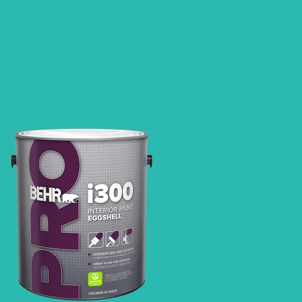 BEHR PRO 1 gal. #P450-5 Island Aqua Eggshell Interior Paint