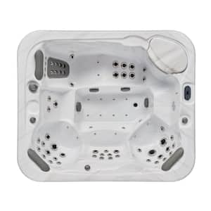 Danika 5-Person 84 Jet Lounger Hot Tub with Bluetooth