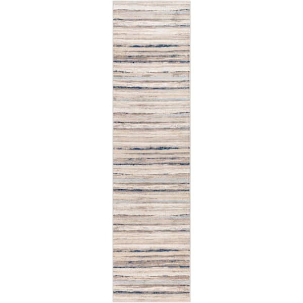 Furaha Navy Doormat 2 ft. x 3 ft. Indoor Area Rug