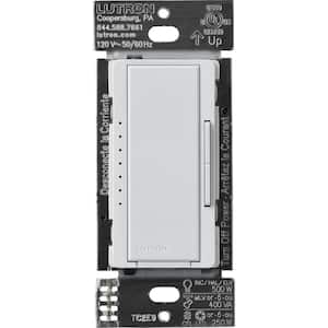 Maestro PRO LED+ Tap Dimmer Switch for 250W LED, 500W ELV, 400W MLV, Single Pole/Multi-Location, Palladium (MA-PRO-PD)
