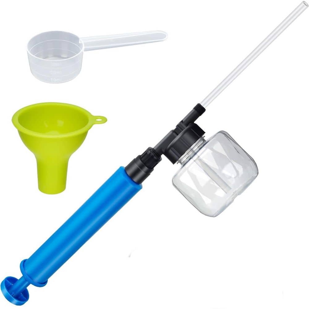 19-Inch Powder Duster Sprayer Push-Pull Air Pump Stainless Steel Rod Transparent Tank Manual Applicator Blue 250ml 1 Set price history on PriceWatchPro