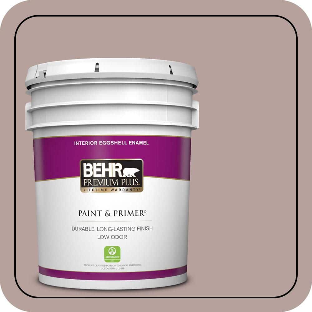 5 gal. #N130-4 Plum Taupe Eggshell Enamel Low Odor Interior Paint & Primer price history on PriceWatchPro