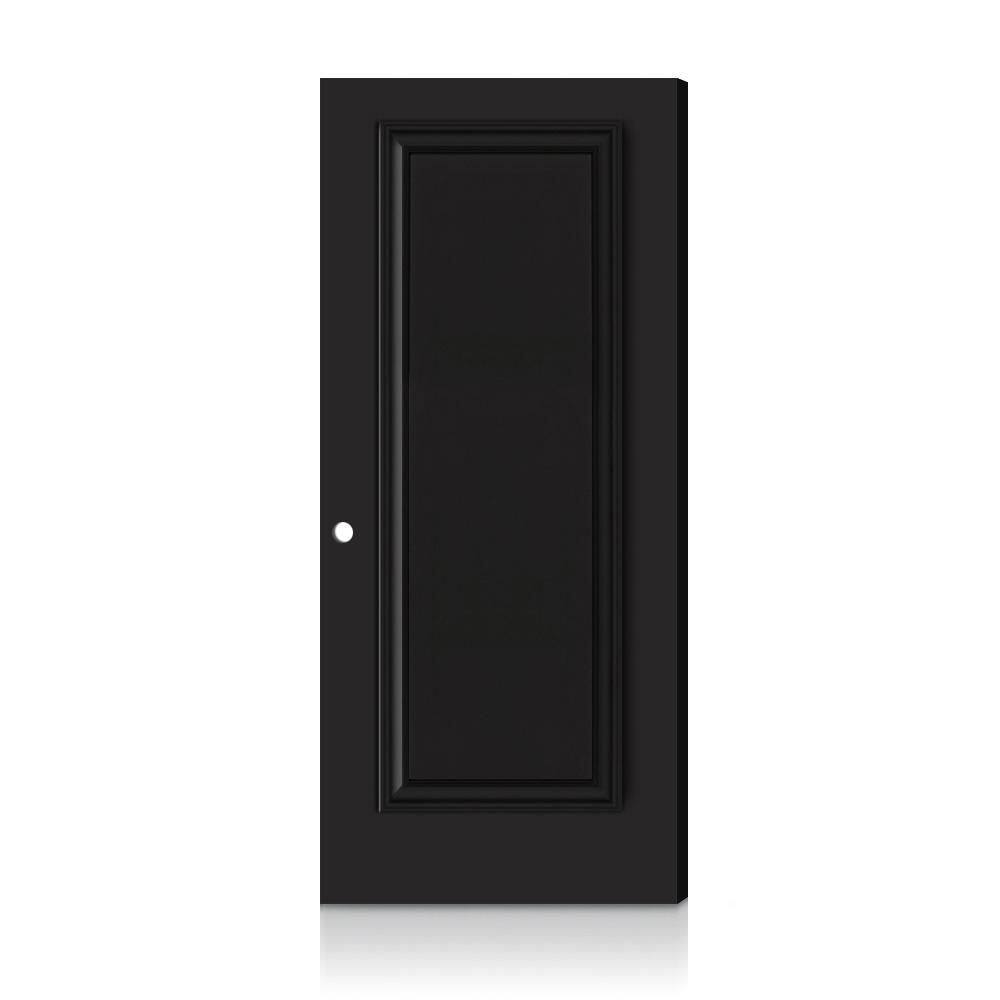 Fire-Rated Palazzo 1 Panel 28 in. x 80 in. Left-Hand/Inswing Charcoal Black Composite Interior Commercial Door Slab price history on PriceWatchPro