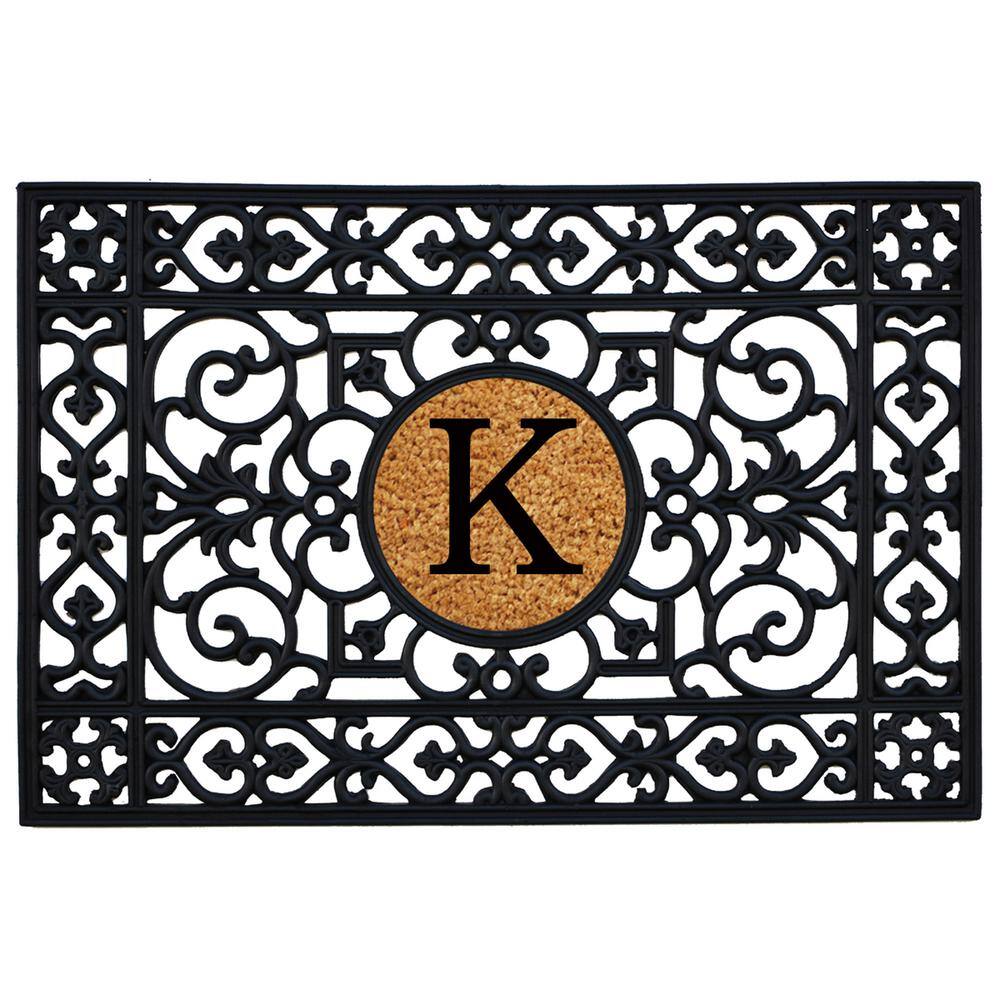 24 in. x 36 in. Rubber Monogrammed K Door Mat price history on PriceWatchPro