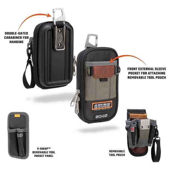 VETO PRO PAC SC45 Small, Semi-Rigid, Multi-Functional Pouch