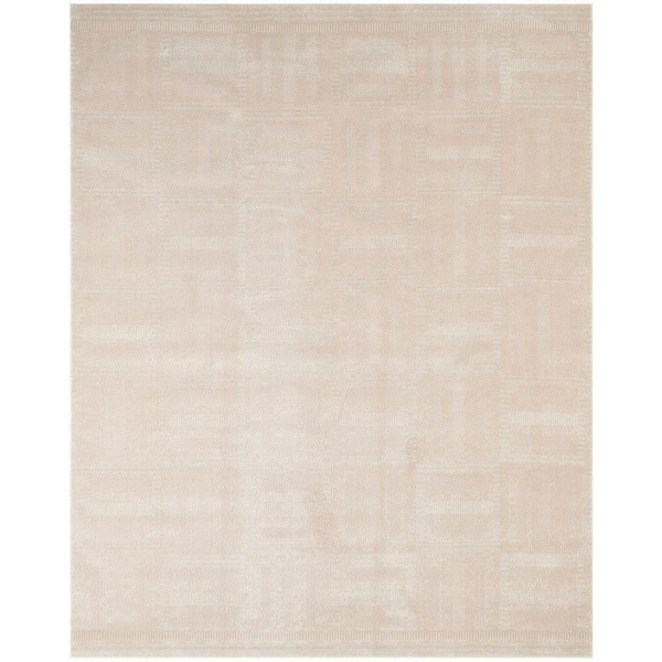 Nordic Taupe 8 ft. x 10 ft. All-over design Contemporary Area Rug