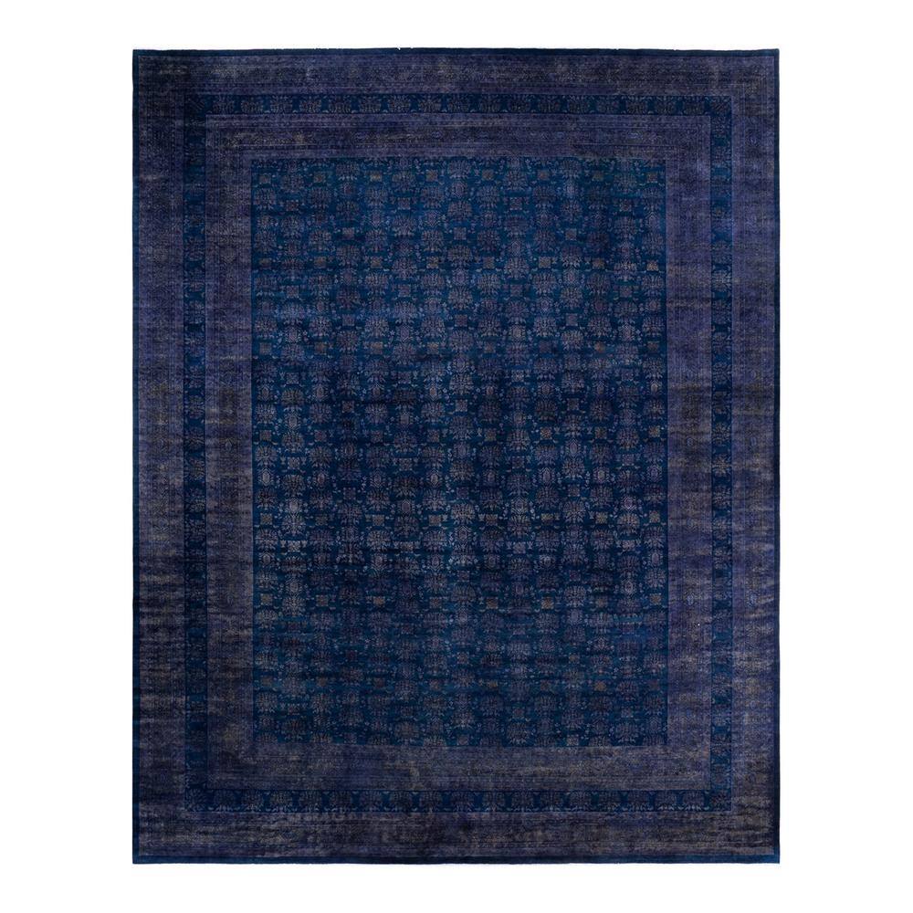 Fine Vibrance, One-of-a-Kind Blue - 15 ft. 2 in. x 12 ft. 3 in. Handmade Area Rug price history on PriceWatchPro