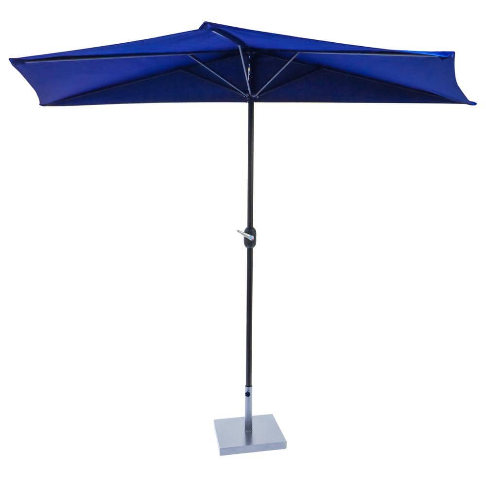 Gray Concrete 16" Square Patio Umbrella Base