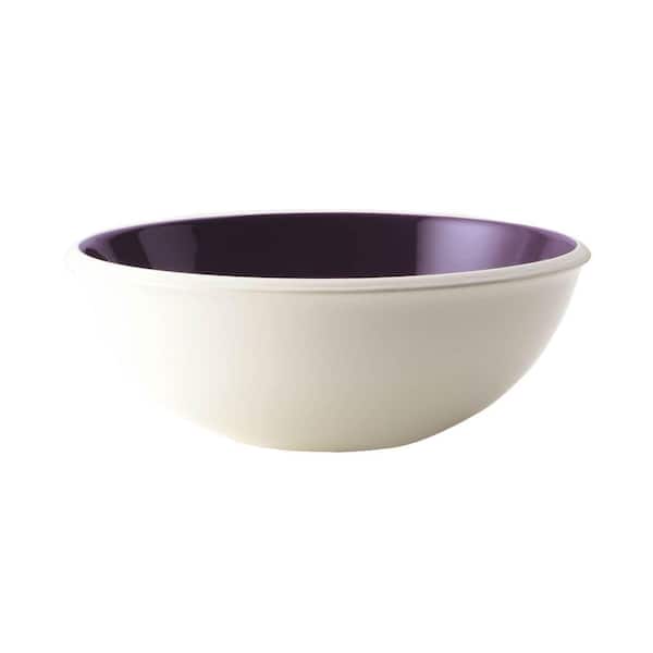 Rachael Ray Dinnerware Rise 10 in. Stoneware Serving Bowl in Purple