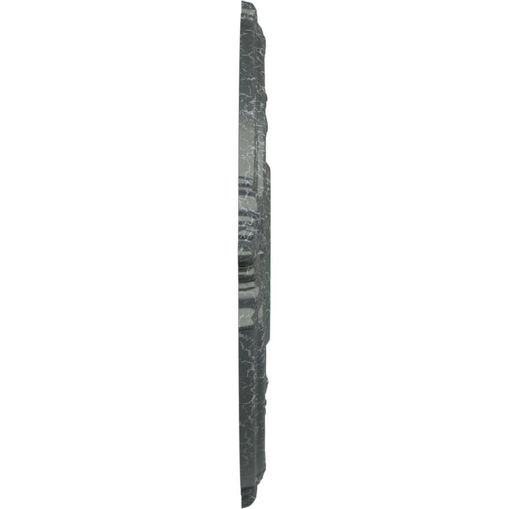 Athenian Green Crackle 18" Hand-Painted Ceiling Medallion