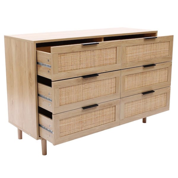 white christmas dresses Lucia 6-drawer Dresser with Mirror White – Value Home Furniture main image 0