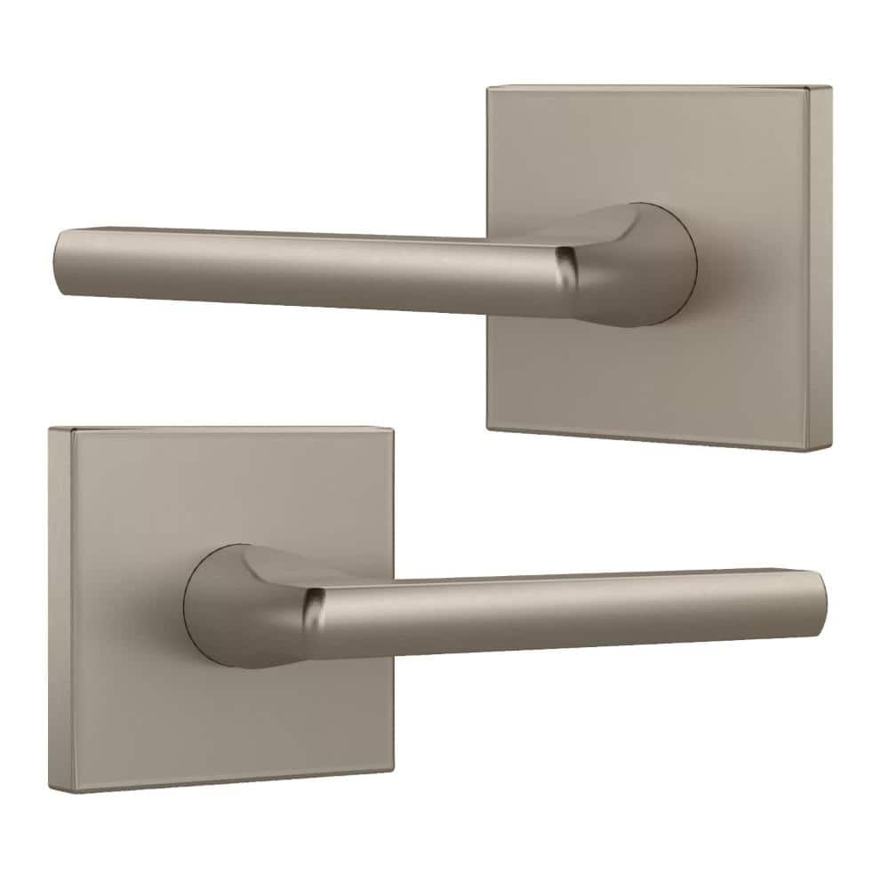 "Prime Dummy Lever Door Handle Closet or French Doors Non-Turning - Satin Nickel (2 Pack) 5""" price history on PriceWatchPro