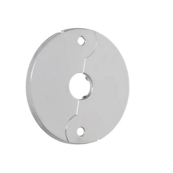 LOT OF TWO SATIN NICKEL FINISH  ESCUTCHEON PLATES 2 1/4" X 7" 